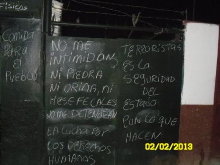 Casa de opositor en Sagua La Grande que ha sido victima de actos de repudio