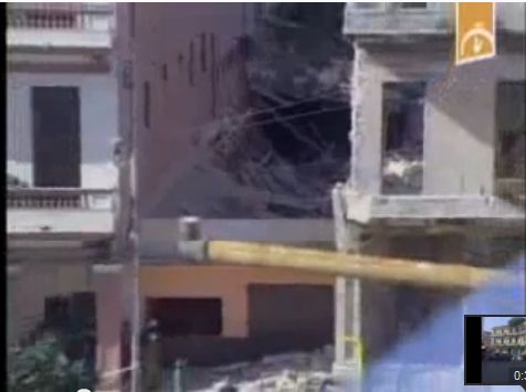 desplome de edificio en barrio capitlalino enero 2012