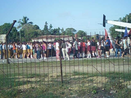 Acto de provocación realizado el 23 de febrero del 2013, 3er aniversario de la muerte de Orlando Zapata Tamayo, frente a la vivienda de Jorge Vázquez en Sagua la Grande.4