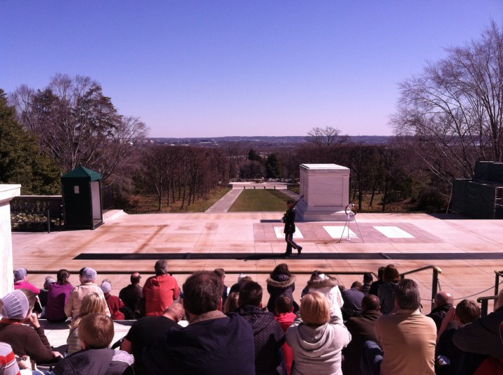 Tumba al soldado desconocido en Arlington 