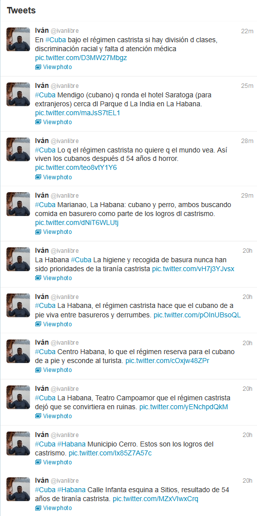Narrando Cuba twit a twit