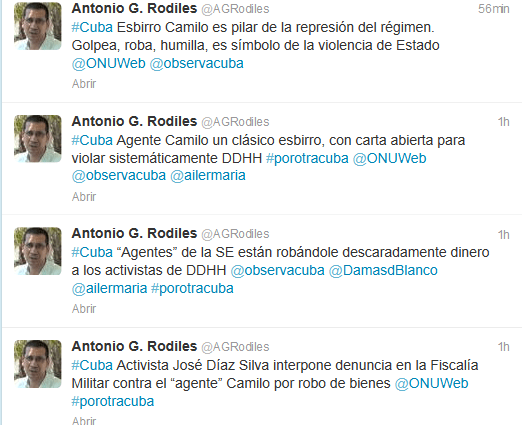 rodiles denuncia robos de agentes