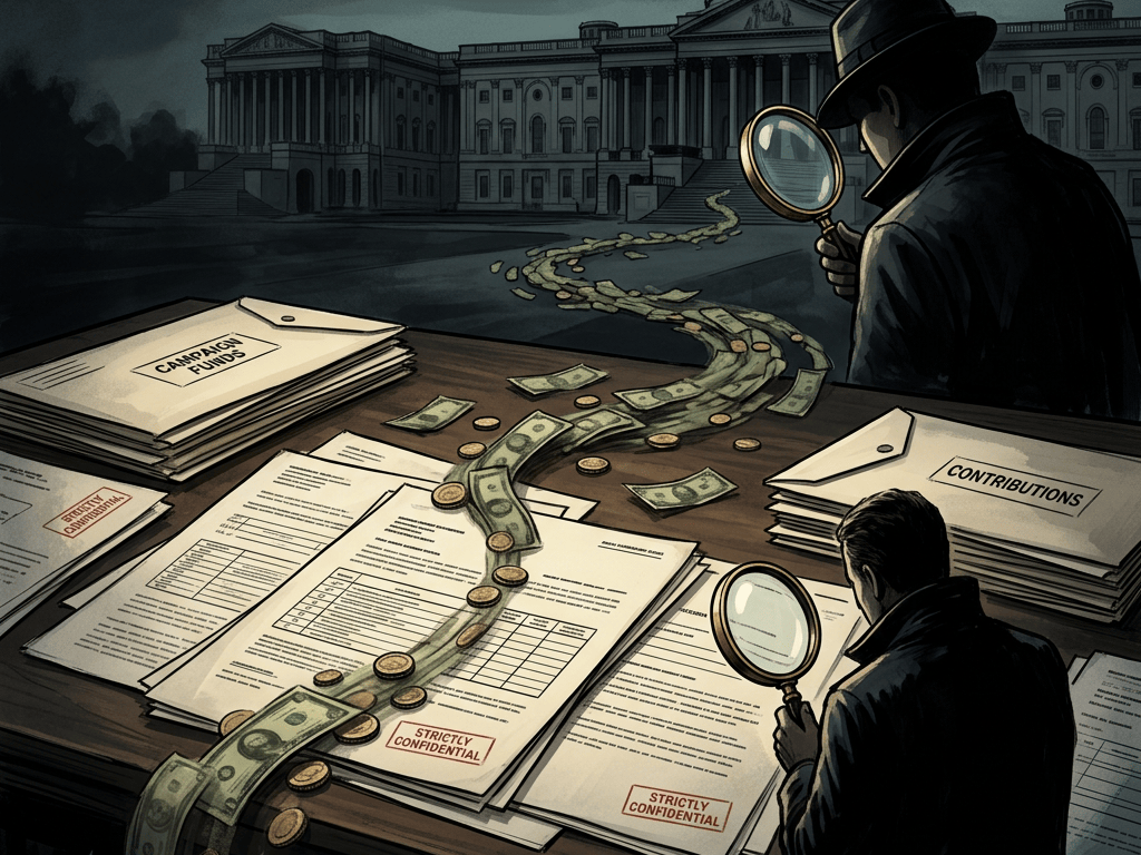 dinero rutas políticos usa
