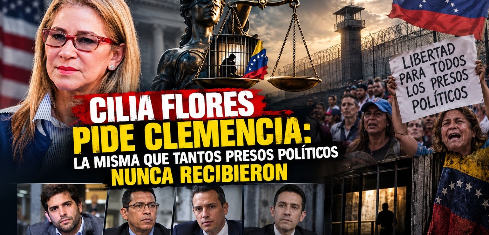 Cilia Flores pide clemencia