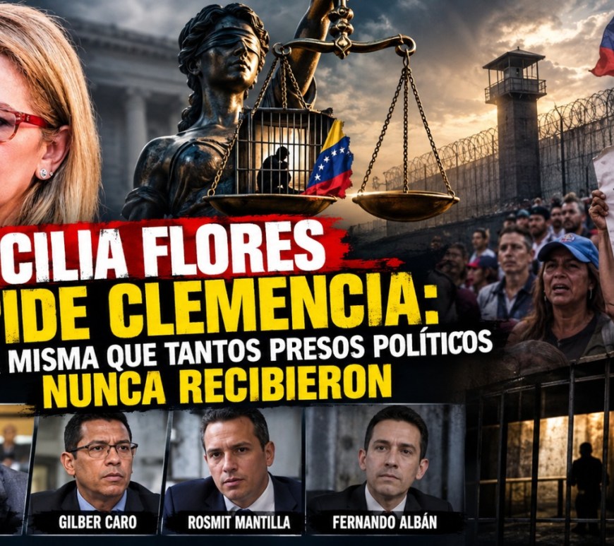 Cilia Flores pide clemencia